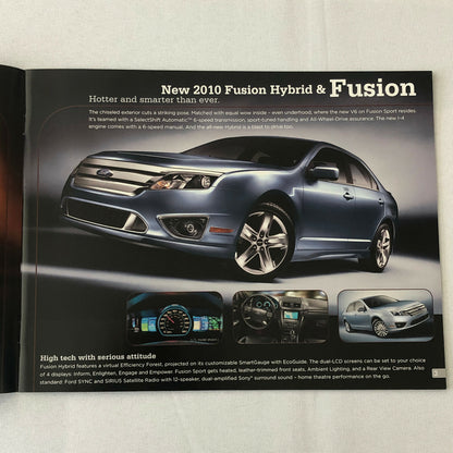 2009 Ford Sales Brochure Catalog Mustang Fusion Hybrid Flex Edge F150 Ranger +