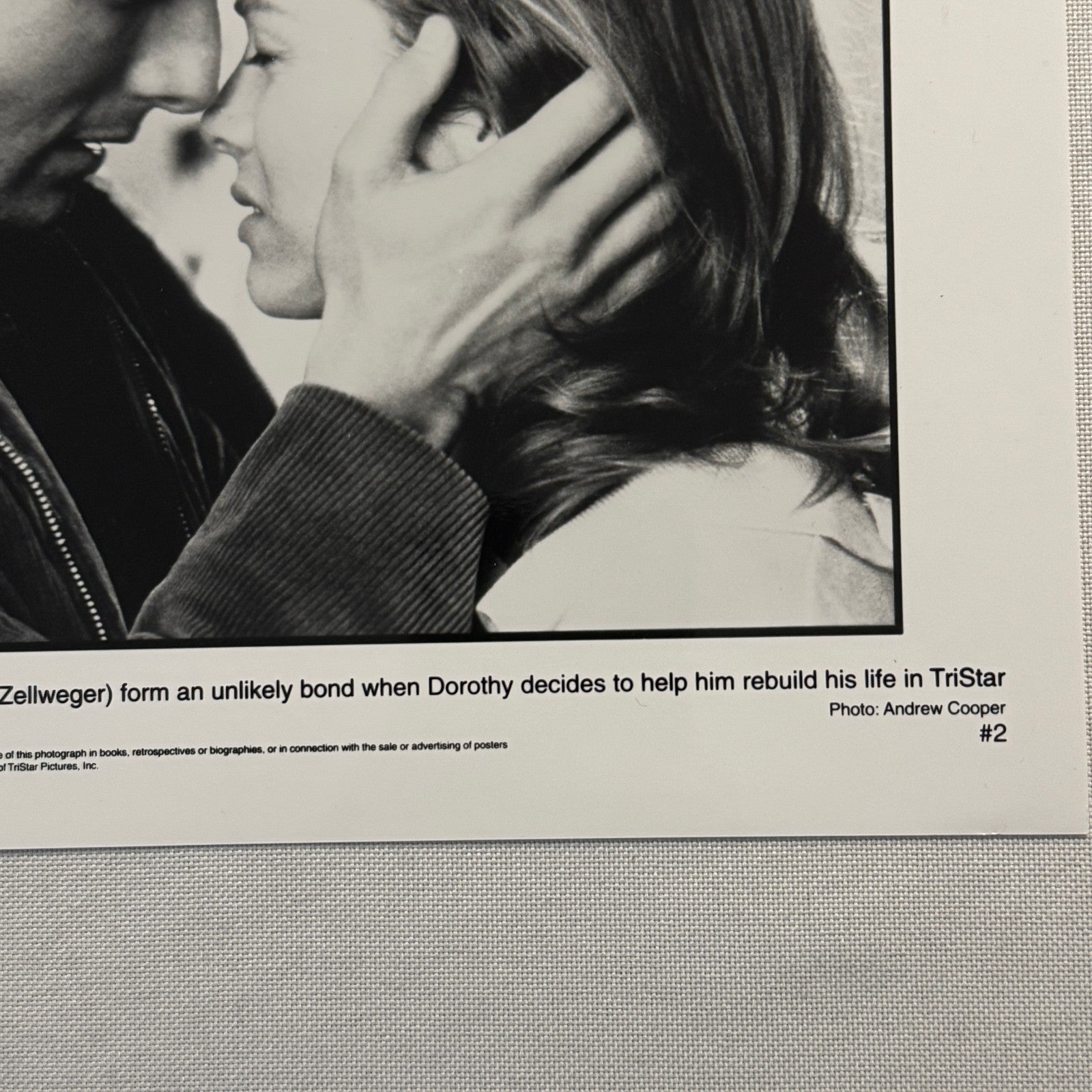 Jerry Maguire Movie Press Photo Publicity Photograph Tom Cruise Renee Zellweger