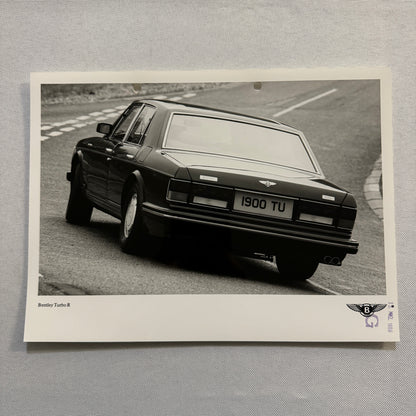 Bentley Turbo R Car Factory Press Photo Photograph Vintage