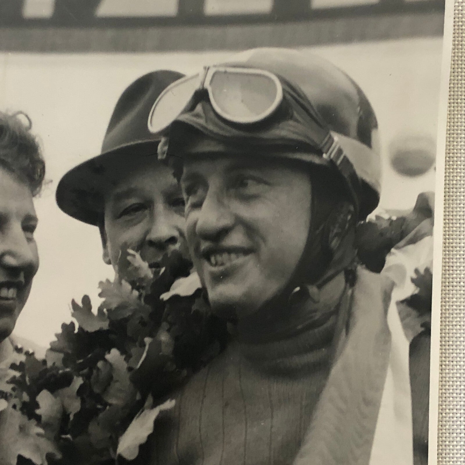 Vintage Motorcycle Racing Photo Photograph Race Winner Germany