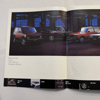 Lada Car Sales Brochure Catalog Lada Niva Samara Signet Station Wagon Vintage