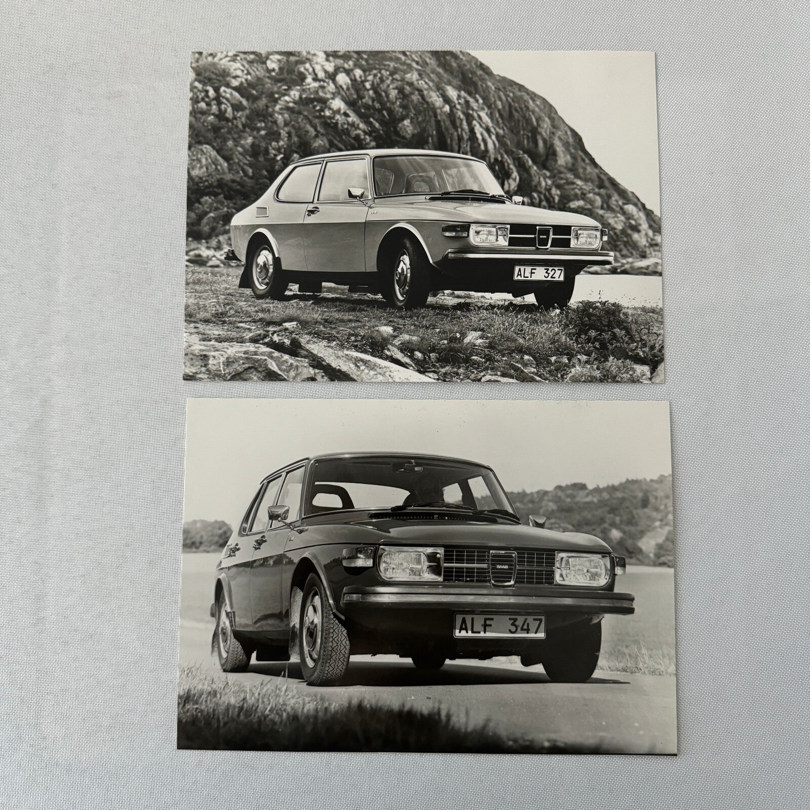 1974 Saab Press Kit Photos Press Releases GERMAN Saab 96 Saab 99L