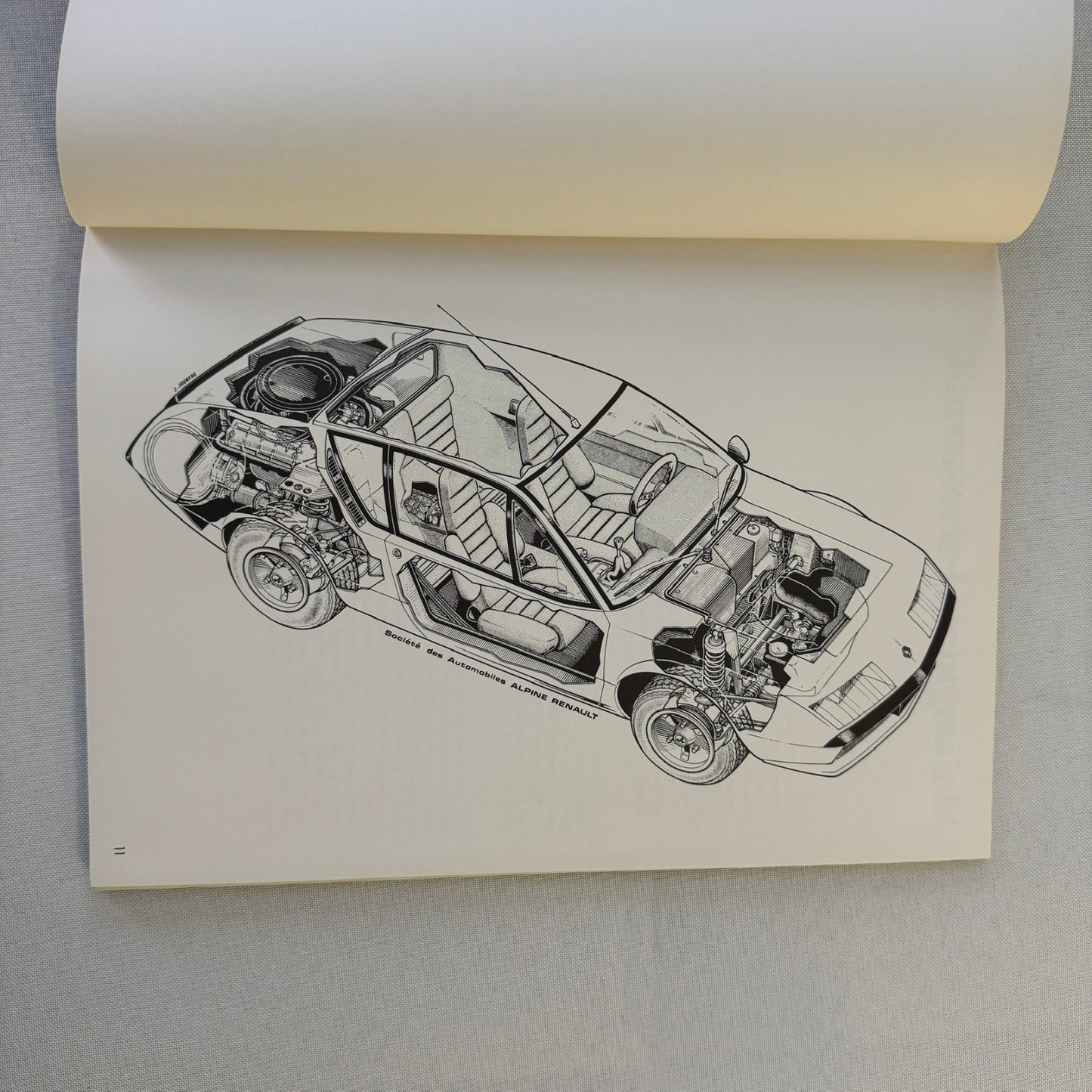 1980 Renault Alpine A310 Car Press Kit Brochure Photos Vintage GERMAN TEXT
