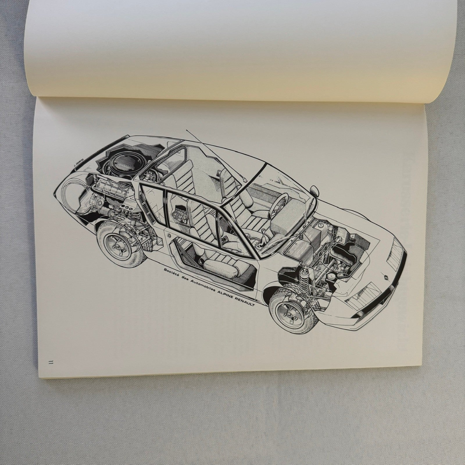 1980 Renault Alpine A310 Car Press Kit Brochure Photos Vintage GERMAN TEXT