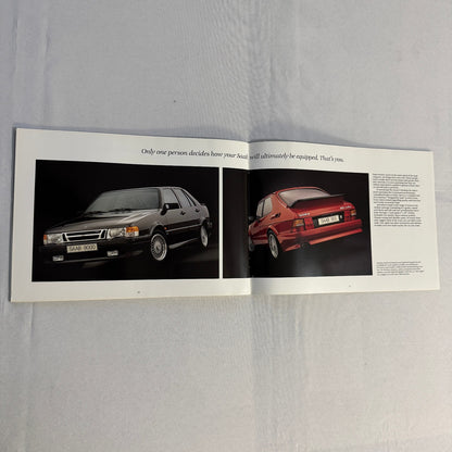 1988 Saab Military Sales Brochure Catalog Saab 900 Turbo 9000 900S Convertible