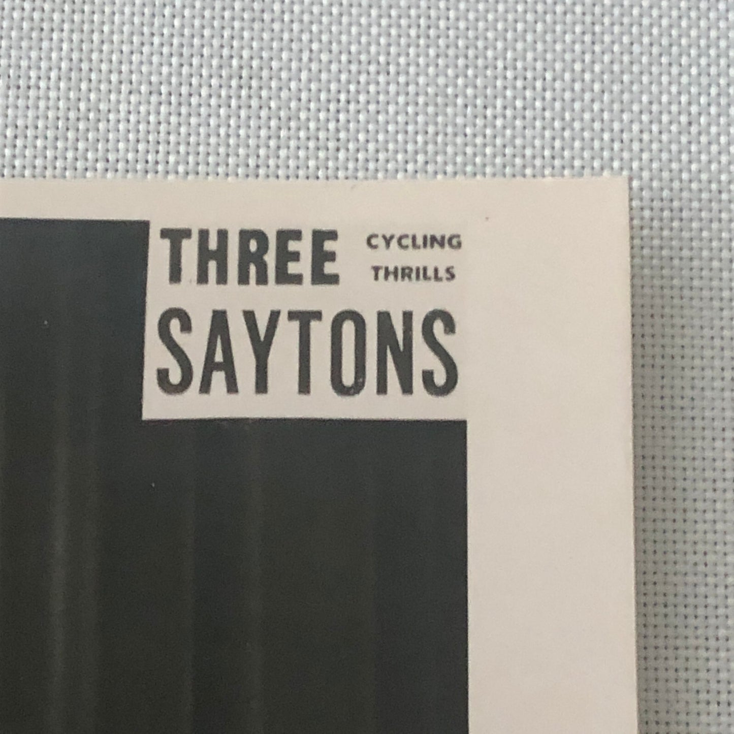 Circus Bicycle Balancing Acrobatic Act Stunt Three Saytons Photo Photograph