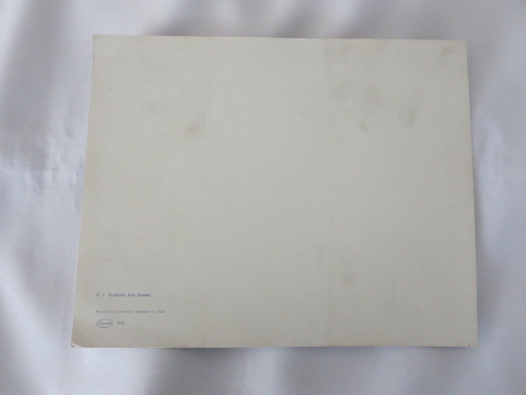 Vintage F1 Brabham Alfa Romeo Formula One Racing Car Photo Photograph Martini 