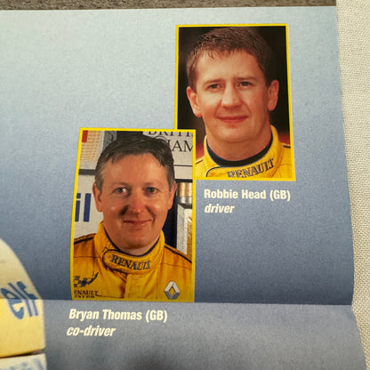 Renault Megane 1997 Pirelli International Rally Racing Poster Rallye