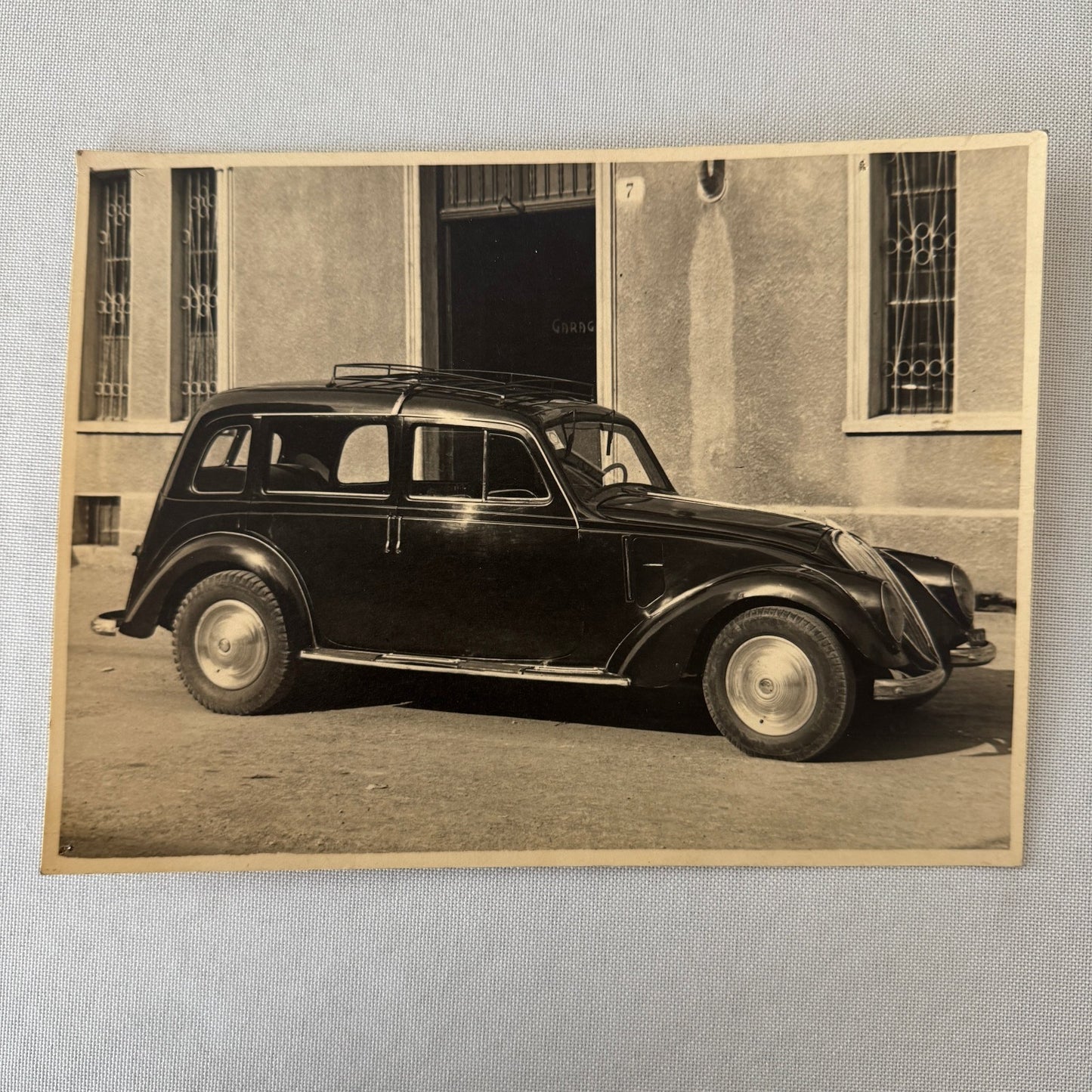 Vintage Fiat 1500 A Berlina Car Automobile Photo Photograph Print