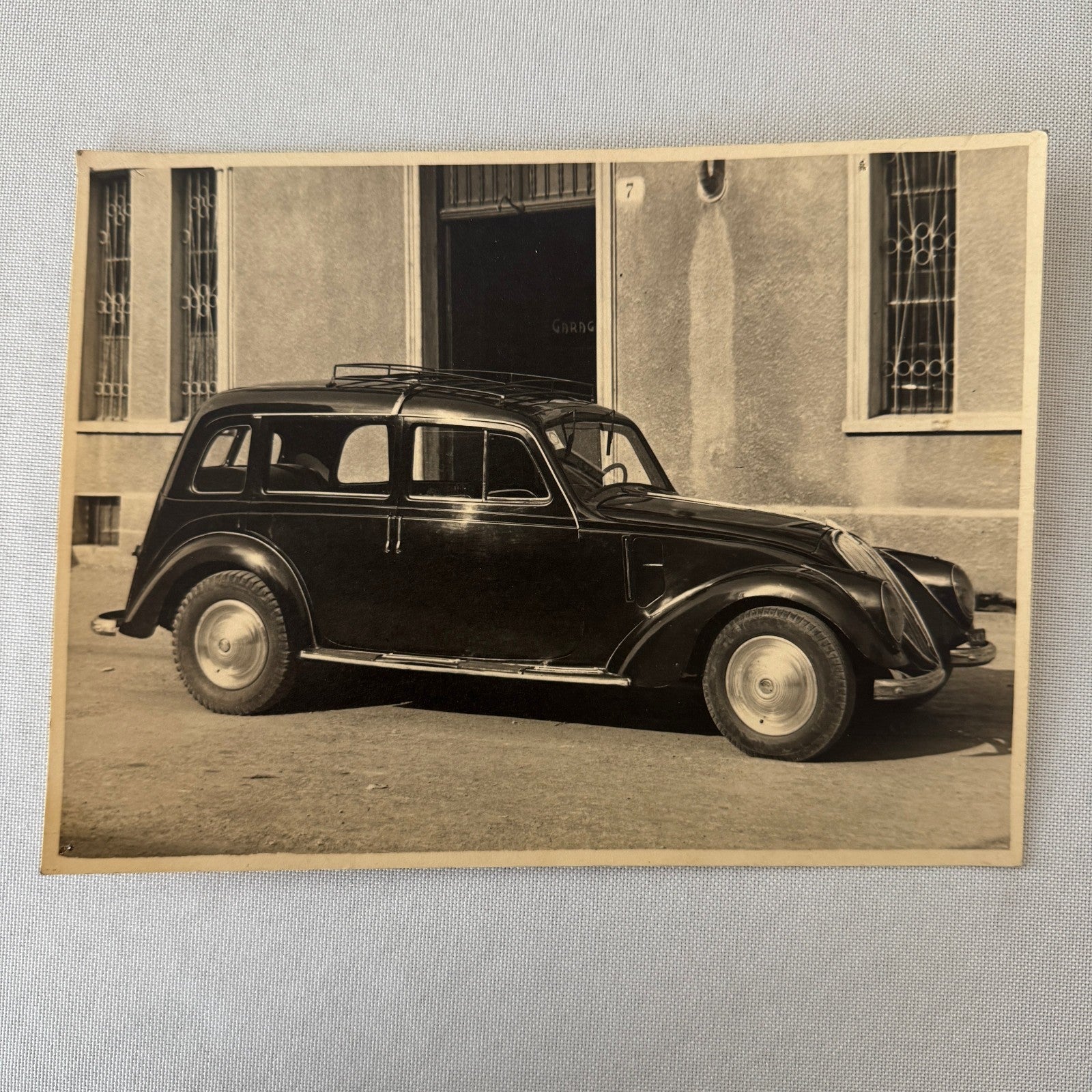 Vintage Fiat 1500 A Berlina Car Automobile Photo Photograph Print