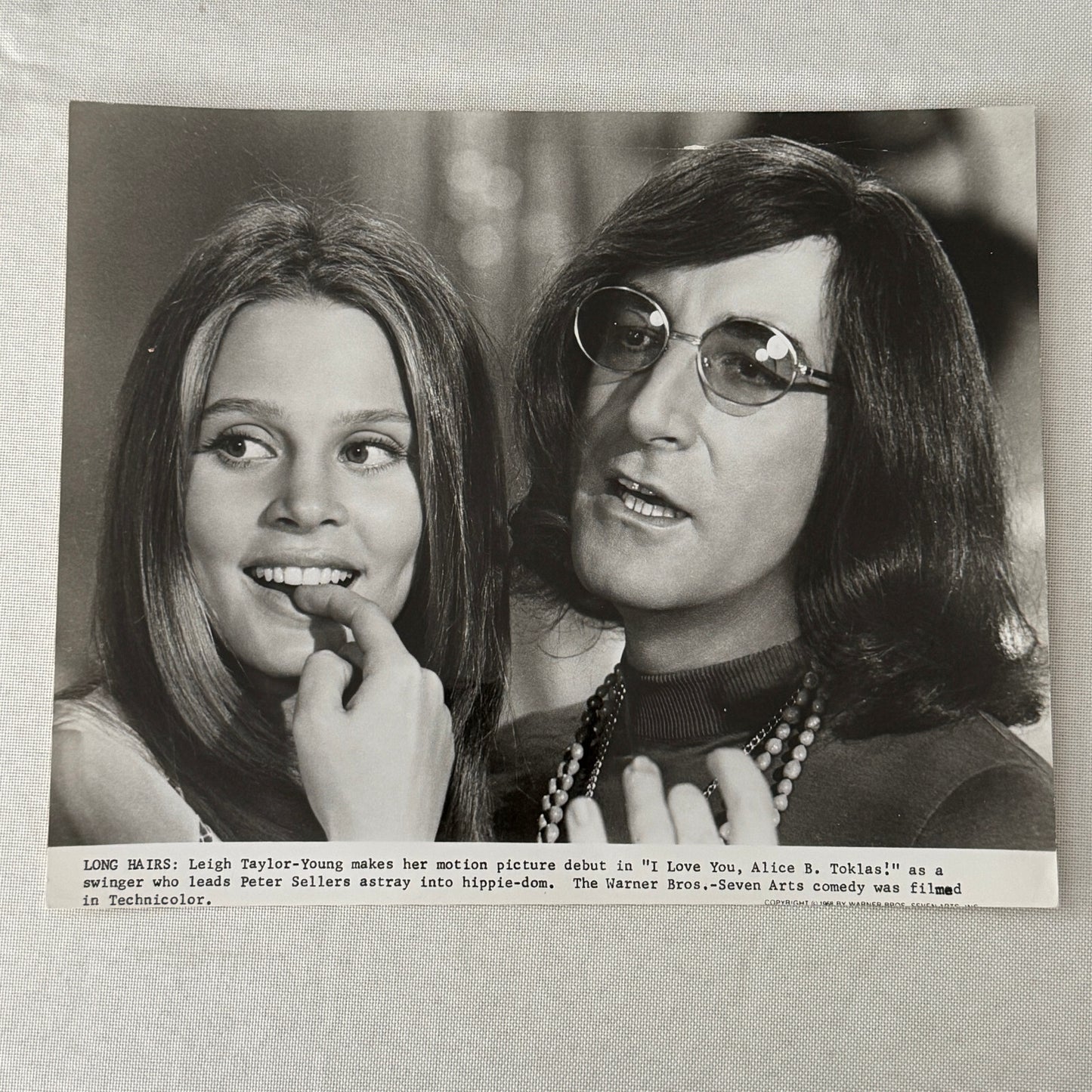 Vintage Movie Still Photo Photograph I Love You Alice B Toklas Peter Sellers