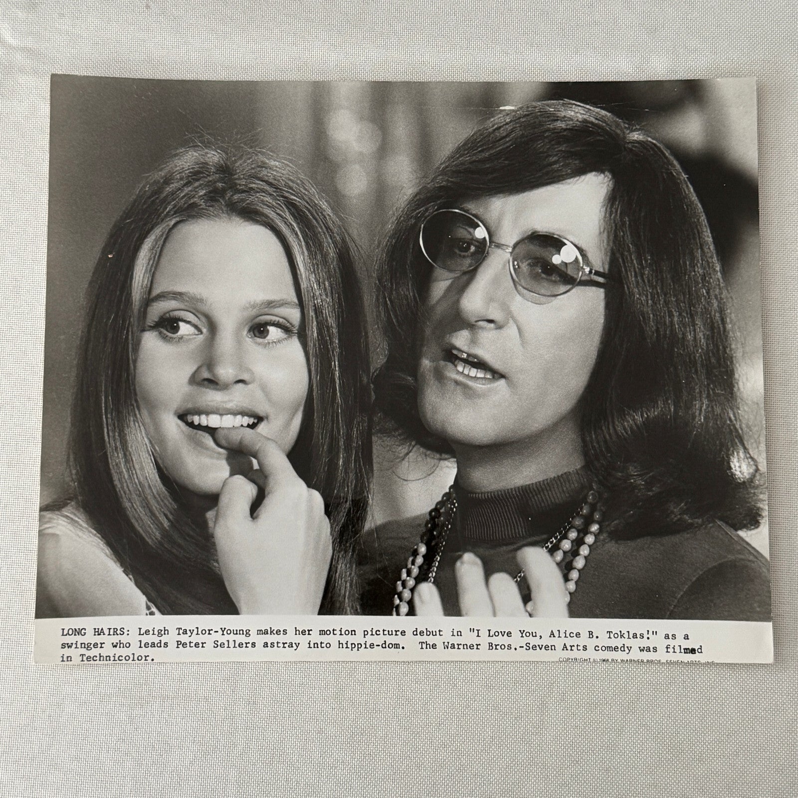 Vintage Movie Still Photo Photograph I Love You Alice B Toklas Peter Sellers