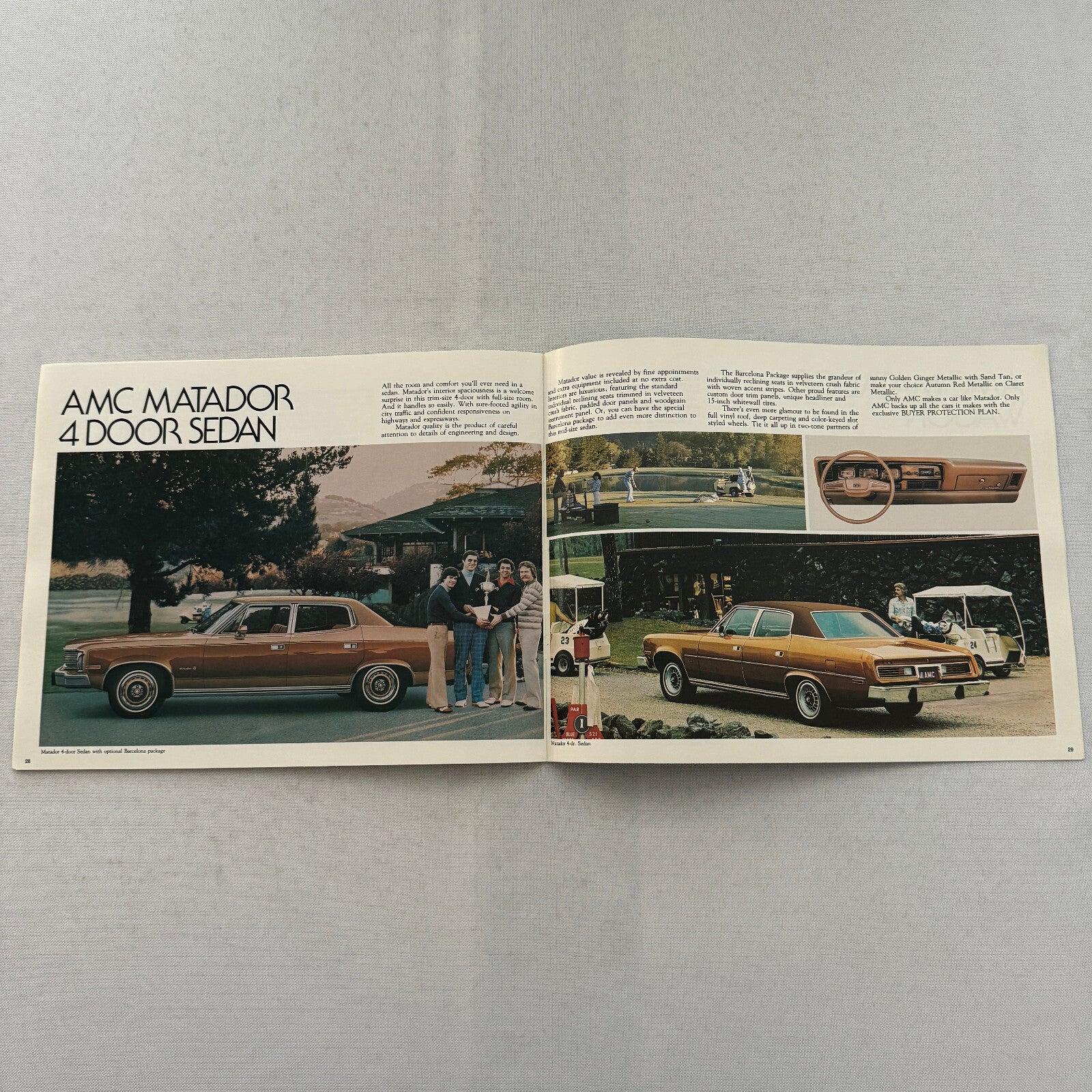 1978 AMC Car Sales Brochure Catalog AMC Concord Pacer Gremlin AMX Matador