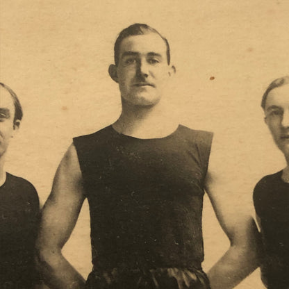 Circus Acrobat Performer Act Postcard Post Card Vintage Acrobatie Trio French