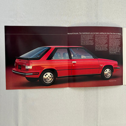 1984 Renault Encore Car Sales Brochure Catalog Advertising S GS LS