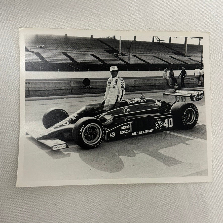 Vintage Indy Racing Photograph Photo Mario Andretti Driver Modern Print