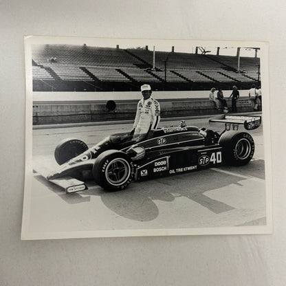 Vintage Indy Racing Photograph Photo Mario Andretti Driver Modern Print