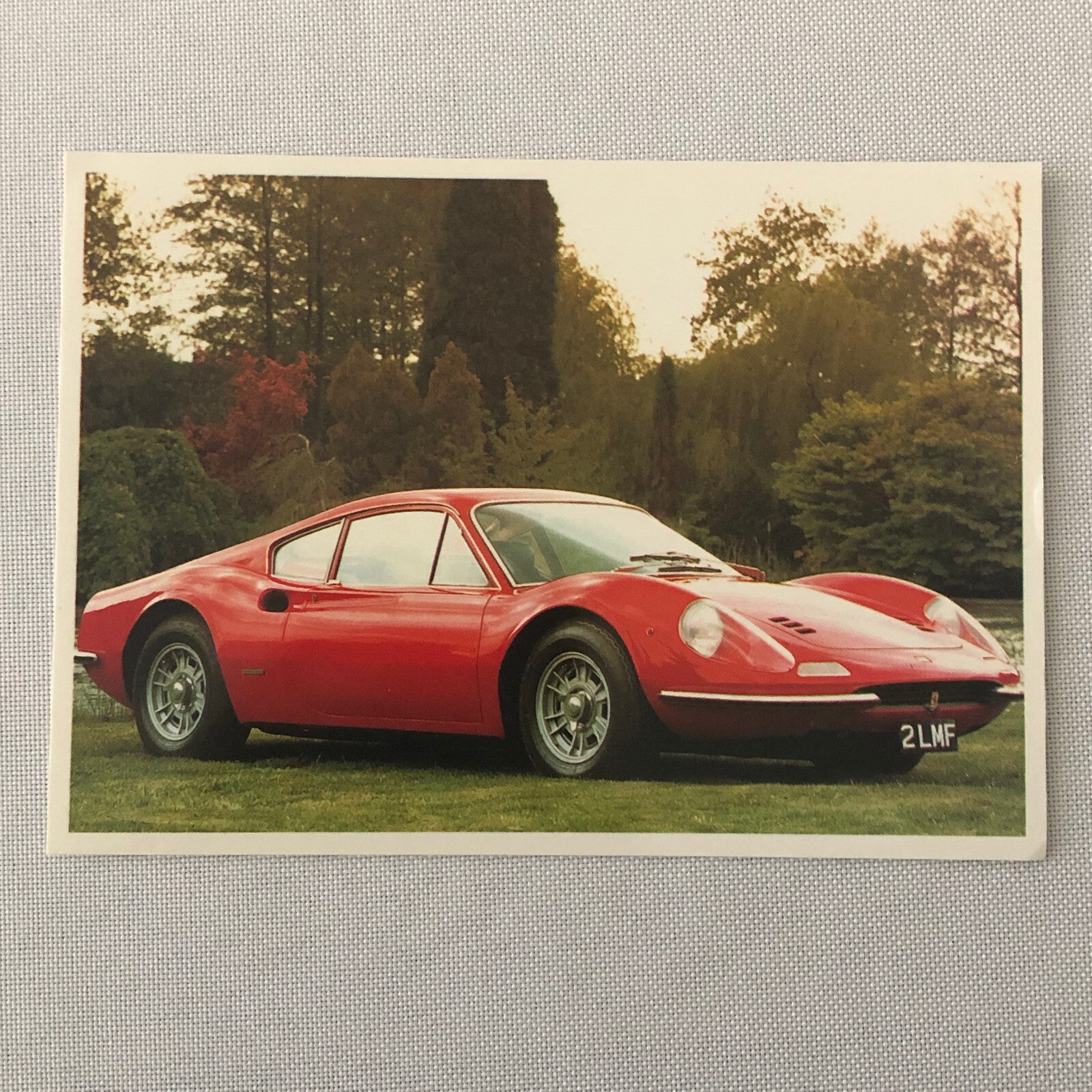 Ferrari 246 GT Dino Vintage Postcard Lot of 4 - Ferrari 246GT 246GTS 246 GTS