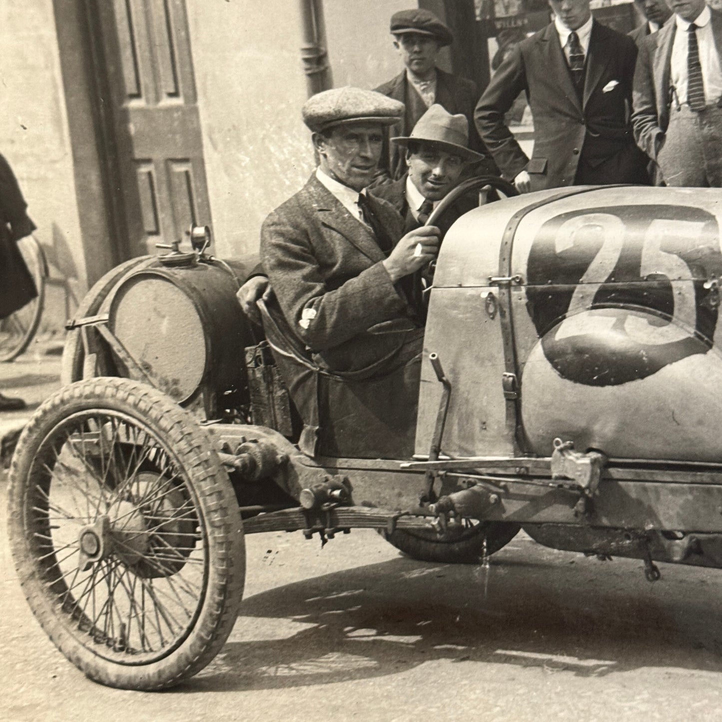 1922 Tourist Trophy TT Race Racing Photo Photograph Vintage Enfield Allday Car