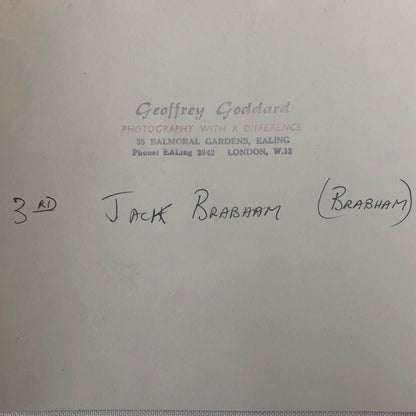 Vintage Car Racing Photo Photograph - Jack Brabham Grand Prix 