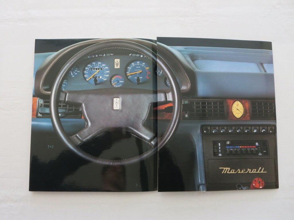 1986 ? Maserati Biturbo 425 Sales Brochure Catalog Advertising 