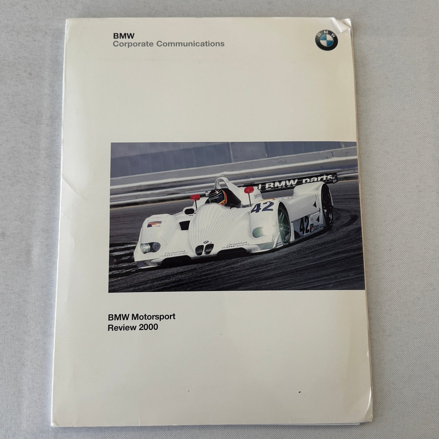 2000 BMW Motorsports Press Kit LeMans ADAC DTC BMW M3 Racing Photos