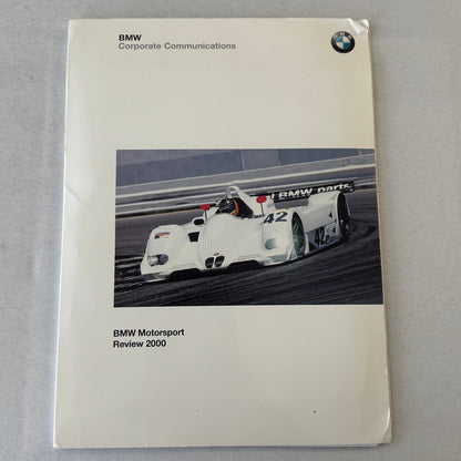 2000 BMW Motorsports Press Kit LeMans ADAC DTC BMW M3 Racing Photos
