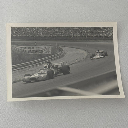 Vintage Racing Photo 1971 Austrian Grand Prix Race Tim Schenken