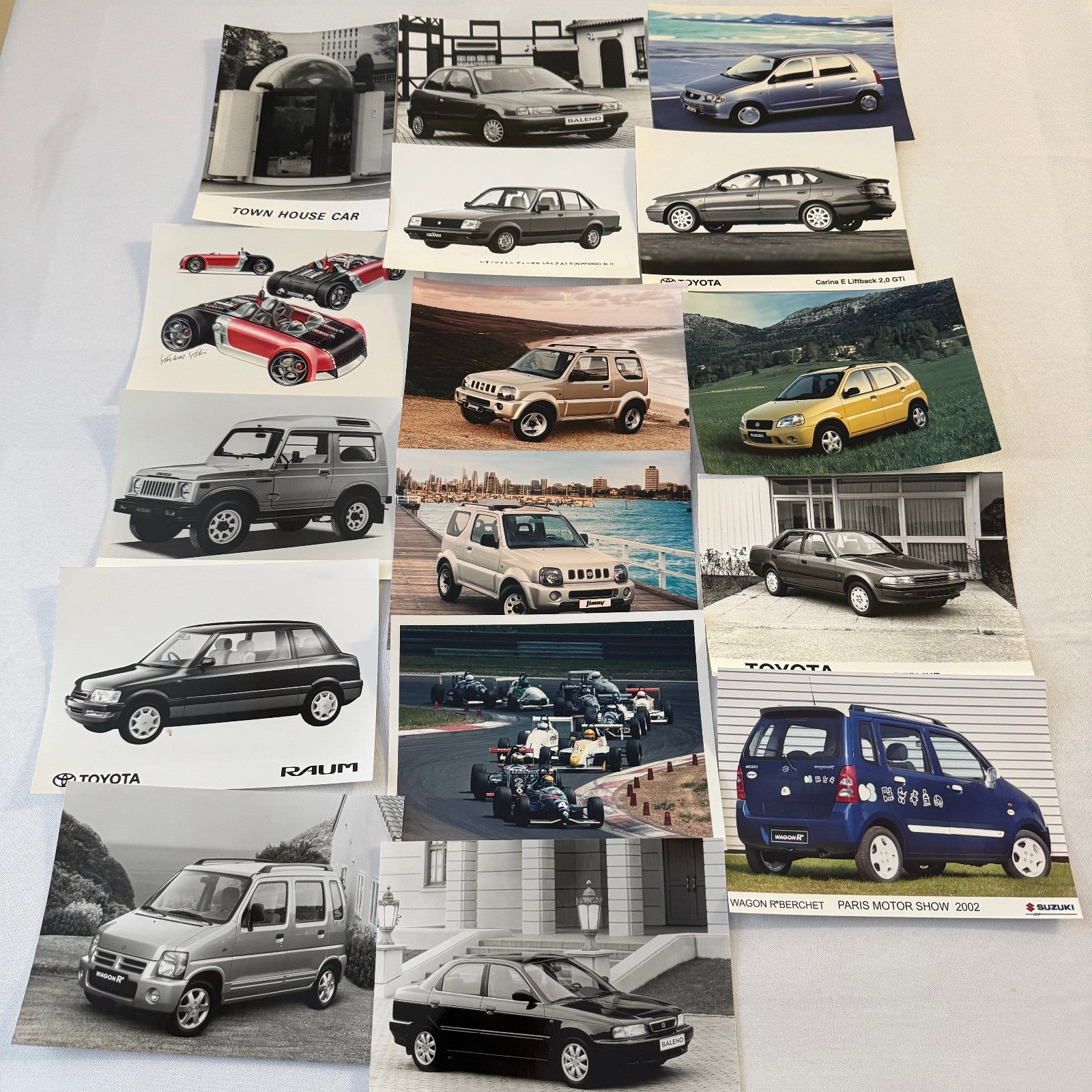 HUGE International Car Factory Press Photo Lot JDM European Honda Toyota 240+