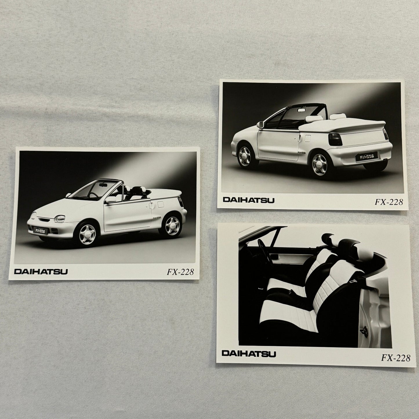 Daihatsu FX-228 Roadster Concept Car Prototype Press Photo Photograph Lot 3x