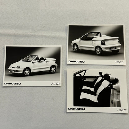 Daihatsu FX-228 Roadster Concept Car Prototype Press Photo Photograph Lot 3x