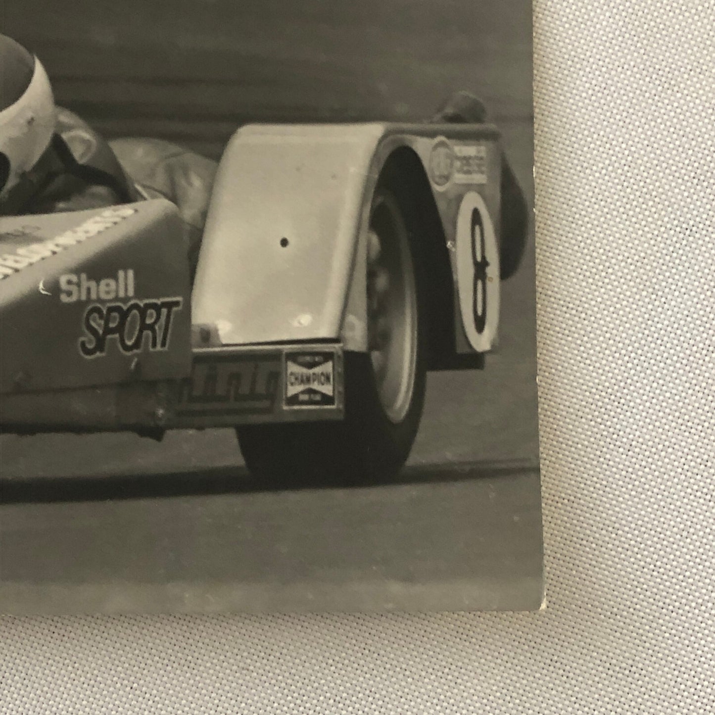Vintage Motorcycle Sidecar Racing Photo Photograph Side Car Gerry Boret