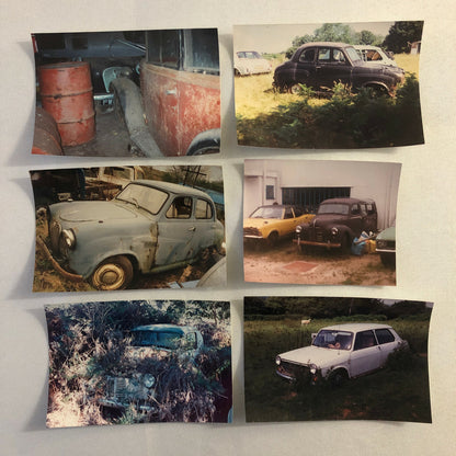 Vintage Austin Barn Find Junk Yard Car Part Photo Photograph Lot of 30