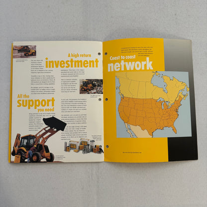 JCB Construction Equipment Sales Brochure Catalog Backhoe Loaders Forklift +