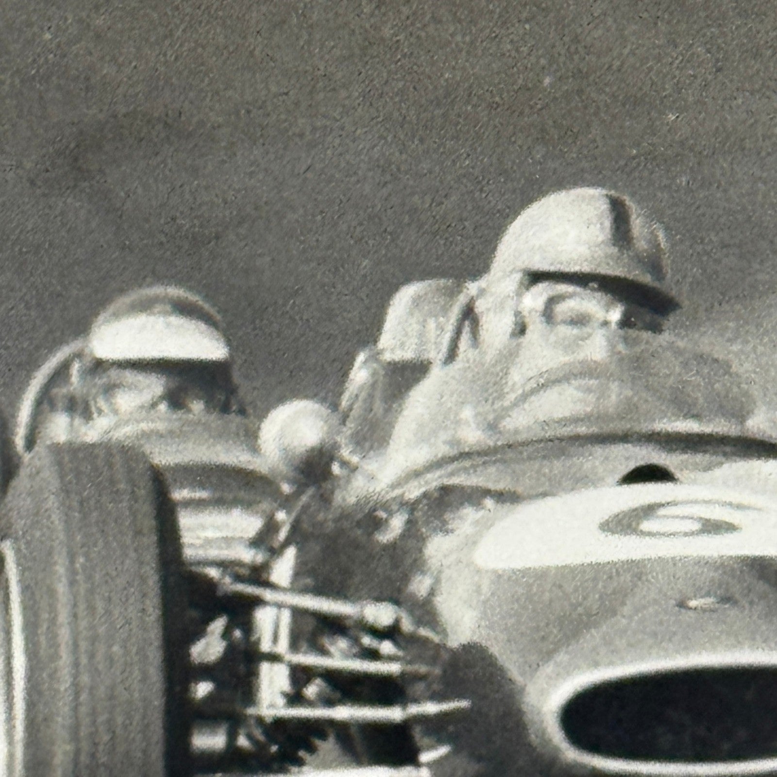 Vintage Racing Photo Photograph Unidentified Cars Lynton Money Print
