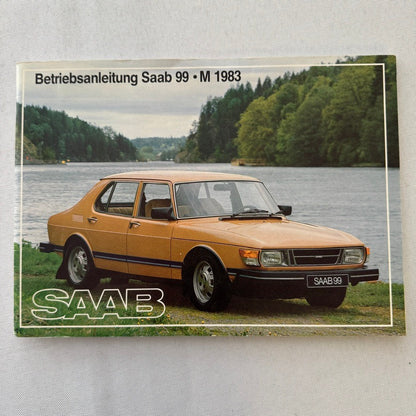 1983 Saab 99 Owners Manual Instruction Book Guide GERMAN