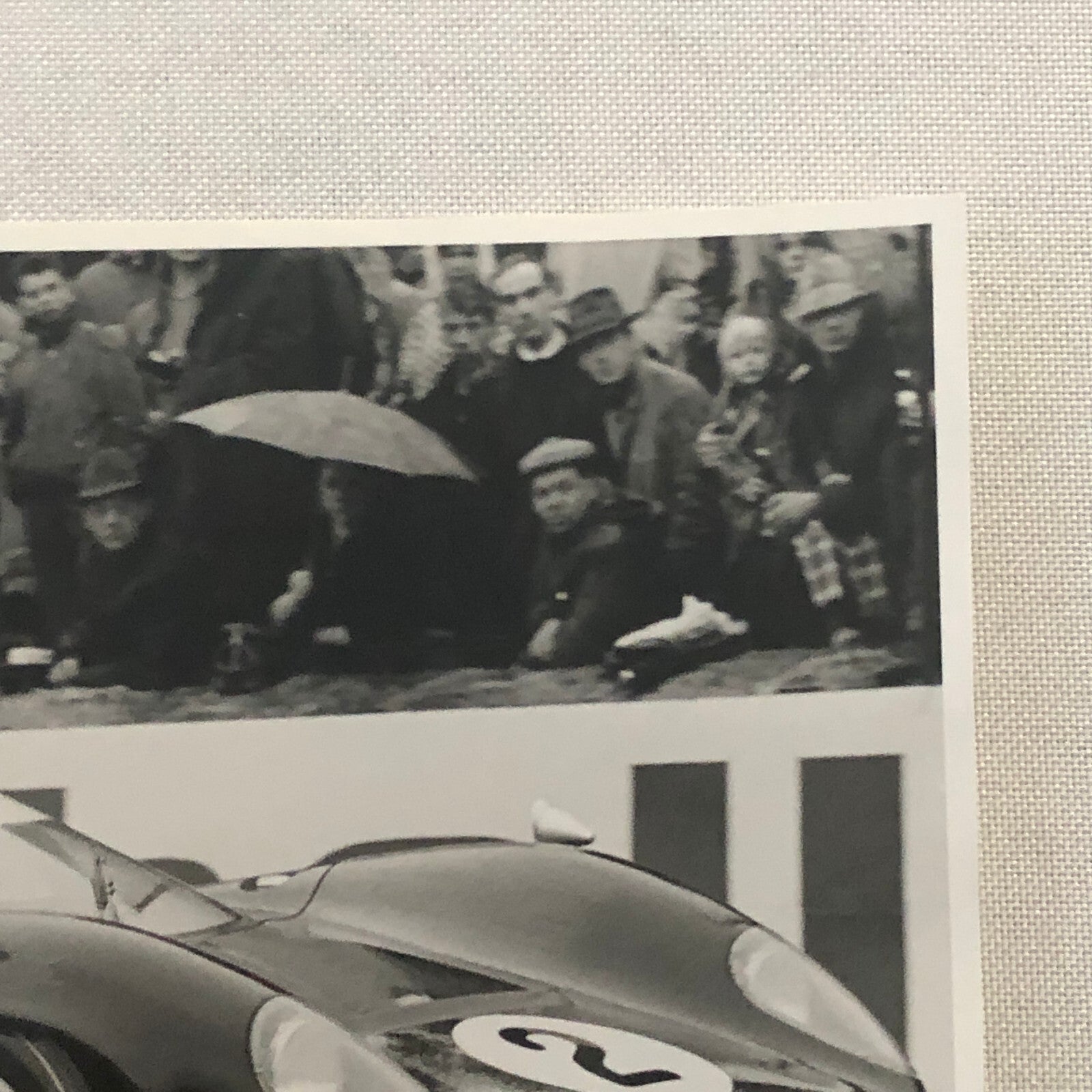 Vintage Racing Car Photo Photograph Print Car Number 2