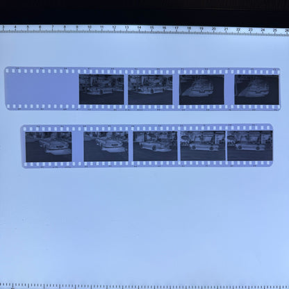 Alfa Romeo Photo NEGATIVES Convertible Car Negative Lot Vintage