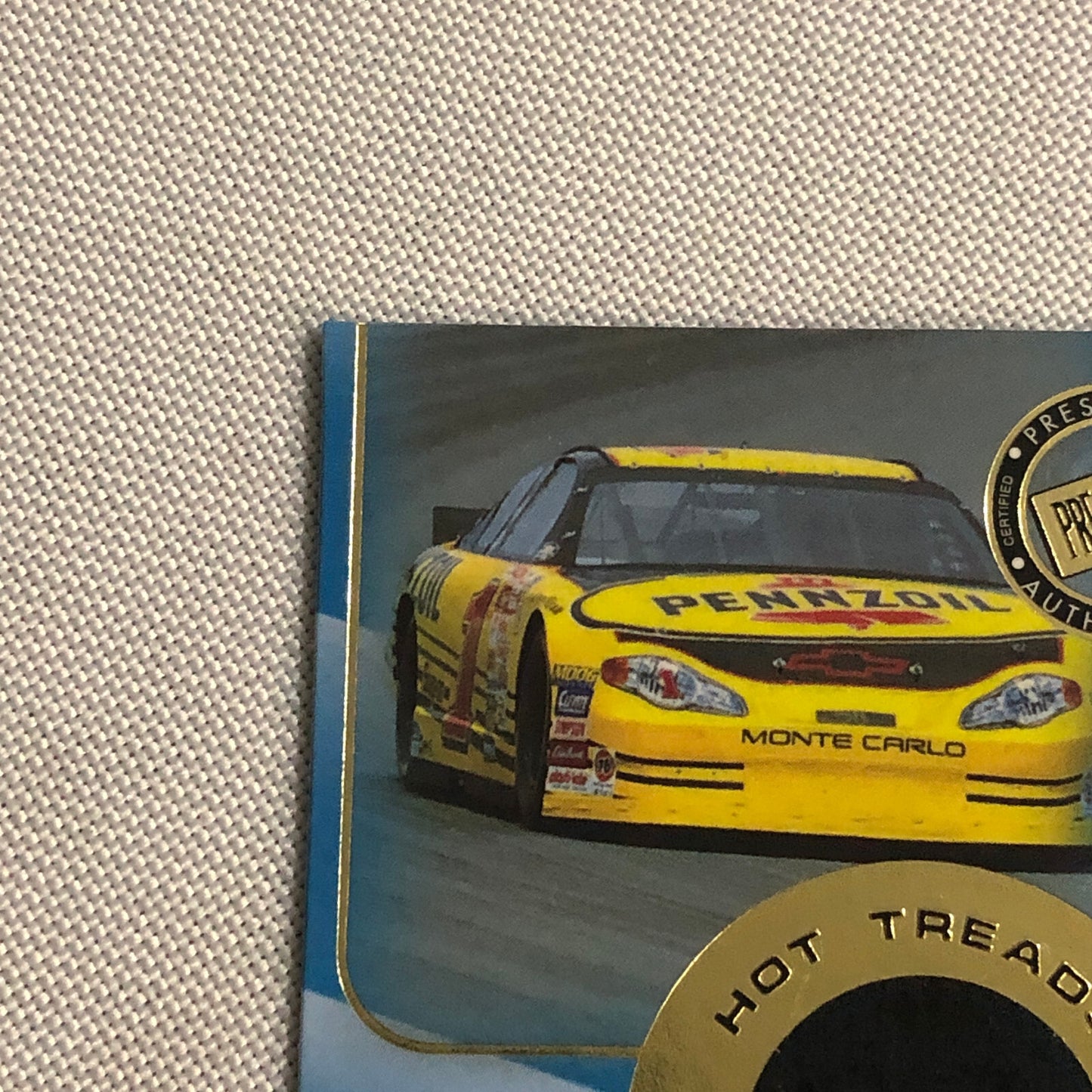 2001 Press Pass Hot Treads Tire Relic Card Steve Park NASCAR