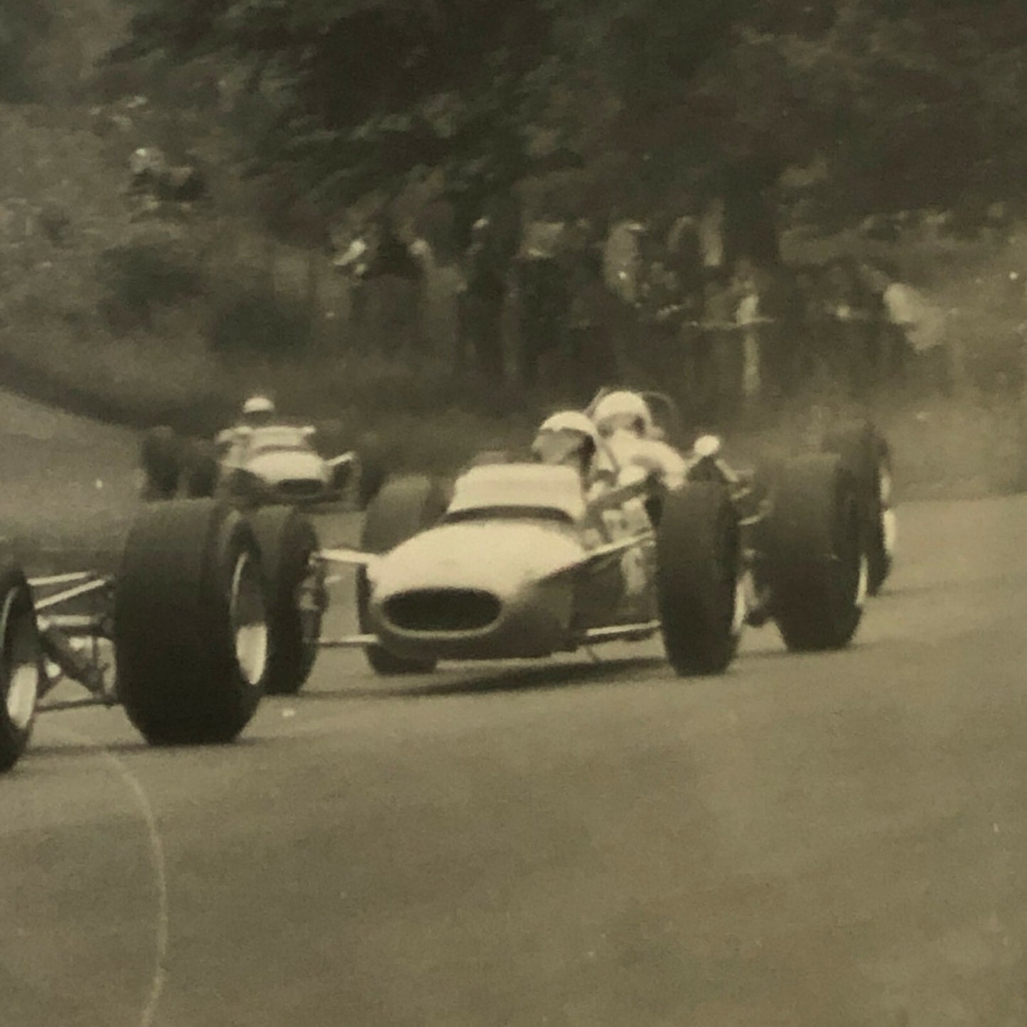 Vintage Racing Car Driver Photo Photograph Print 
