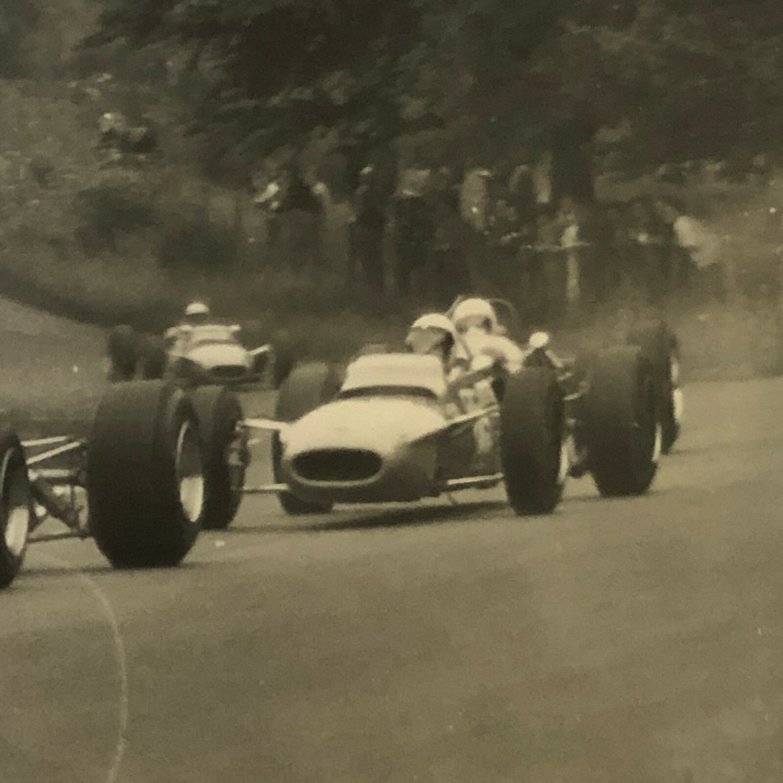 Vintage Racing Car Driver Photo Photograph Print 