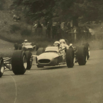 Vintage Racing Car Driver Photo Photograph Print 