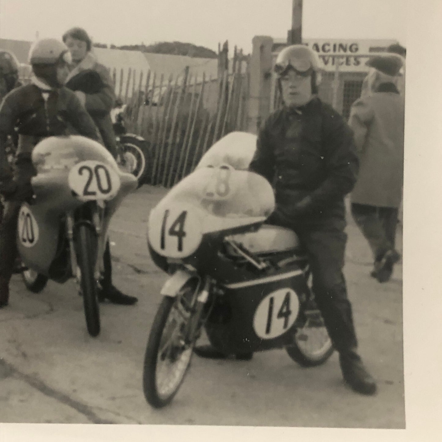Vintage Motorcycle Racing Photo photograph Germany