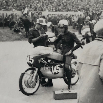Vintage Motorcycle Racing Photo Photograph Print Germany