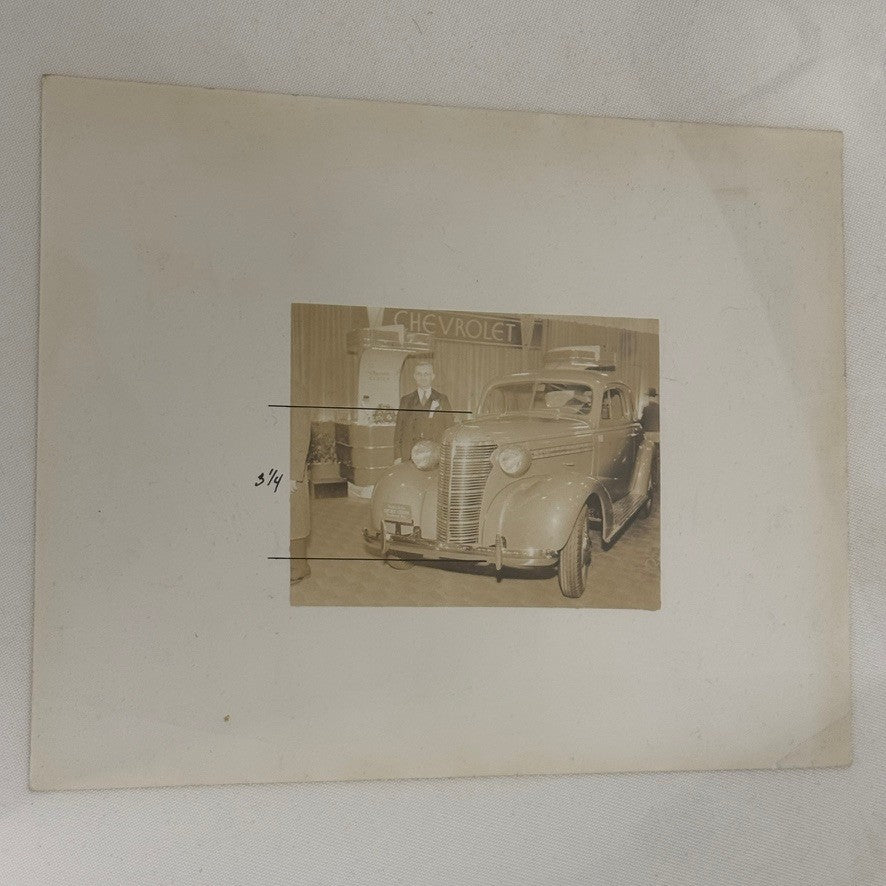 Vintage Chevrolet Sport Coupe Car Photo Photograph Print