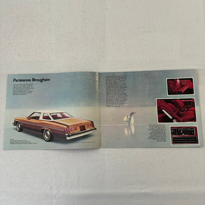 1976 Pontiac Sales Brochure Catalog Parisienne Laurentian Catalina Bonneville +