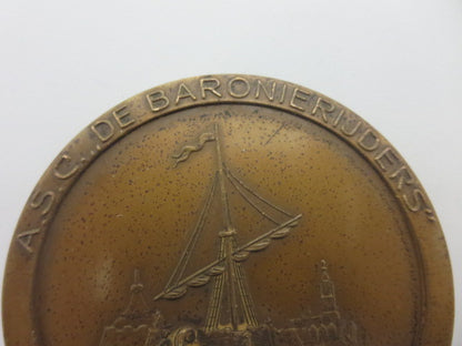 Vintage European Car Club Rally Badge ASC de Baronierijders Turfschiprit 1955