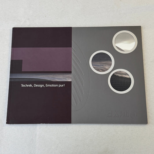 Dahler Tuning Car Sales Brochure Catalog BMW Mini Wiesmann Mercdedes Benz