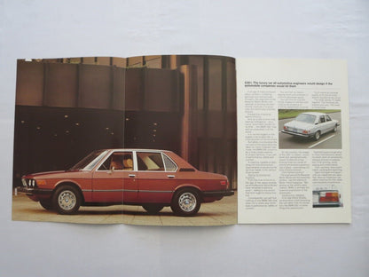 1975 BMW 530i Sales Brochure Catalog Advertising 5 Series 530 i