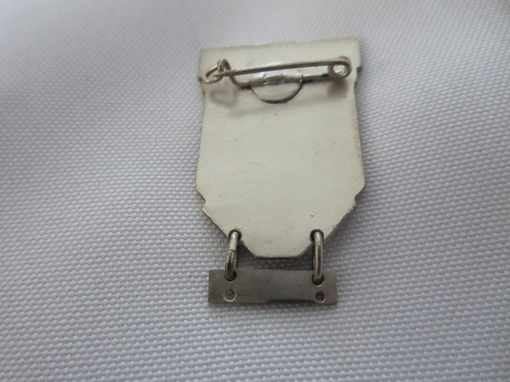 Vintage 1952 Bayeux Eindhoven Fakkel Rallye Car Rally Pin Badge with Date Bar